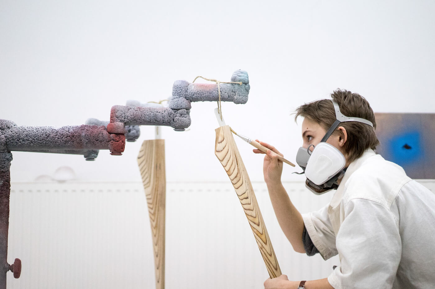 llaminating the blades